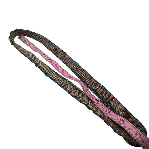 Tie Belt Kuba Beaded Belt Cowrie Shells Congo African Jewelry Original Art Retro main image 5